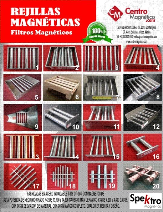 REJILLA MAGNETICA - REJILLAS MAGNETICAS